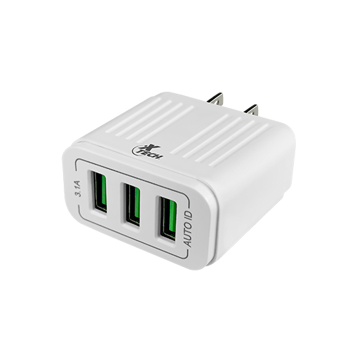 Cargador 3 USB 110 5V 3.1A XTC-203 Triple