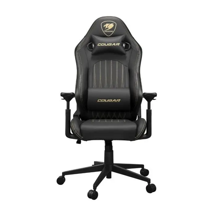 Silla Gaming Cougar Explore Royal Negro Dorado Cuero