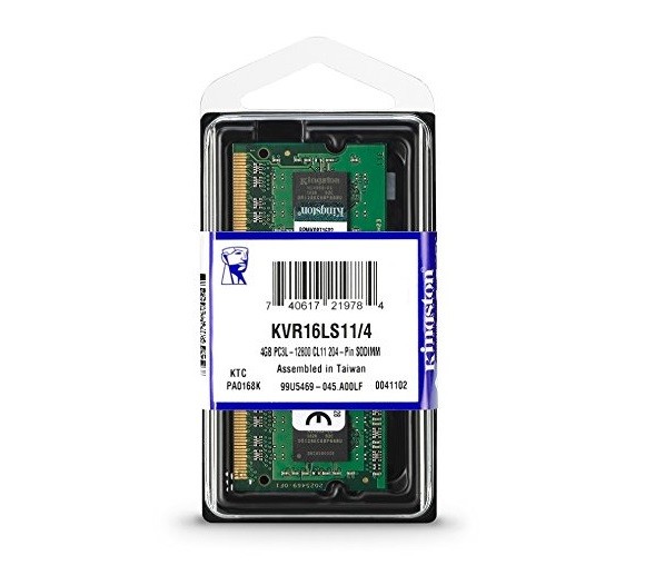 Memoria RAM DDR3 4GB 1600MHZ Sodimm NO-ECC DDR3L