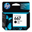 Tinta HP 667 Negra