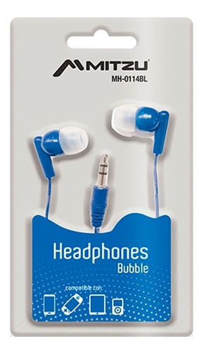 Audífonos MITZU 3.5 ST. AZUL