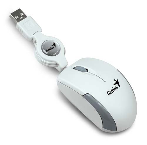 [110613] Mouse USB Micro Traveler Genius White gm-mtuw Genius