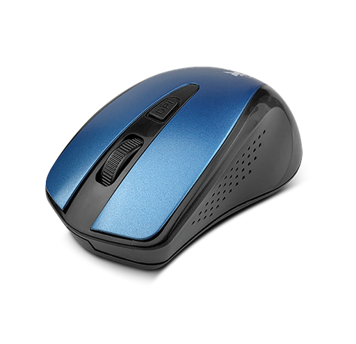 [110962] Mouse XTM-315BL 2.4 Ghz Wireless Blue 4-Button 1600Dpi