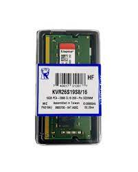[190042] Memoria RAM Kingston DDR4 16GB 2666MHZ CL19 SODIMM KVR