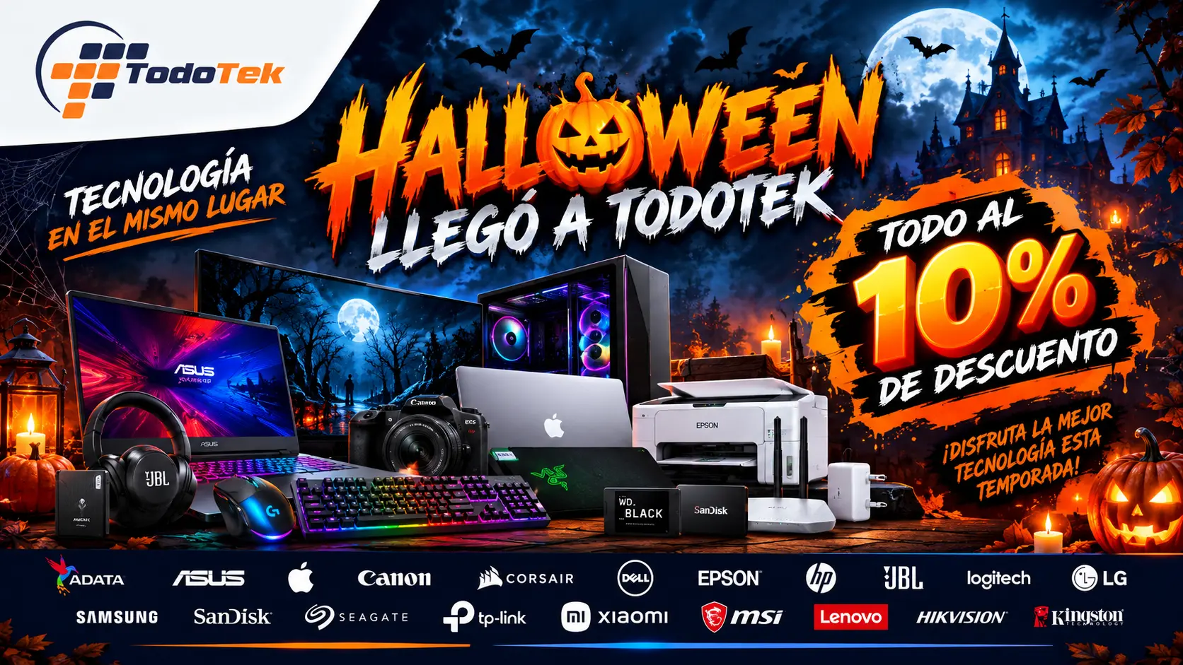 Promoción Halloween TodoTek