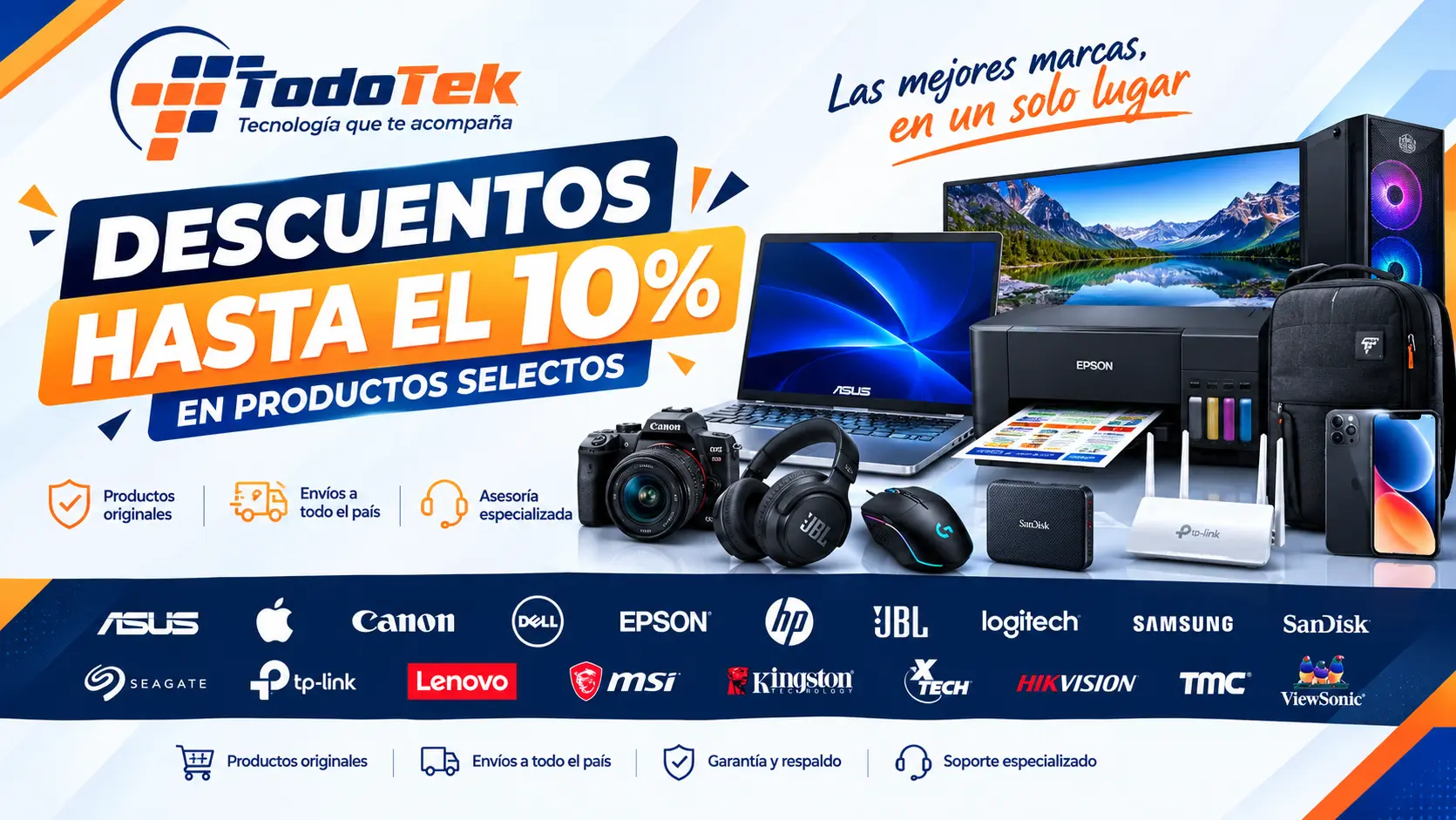 Descuentos en tecnología TodoTek