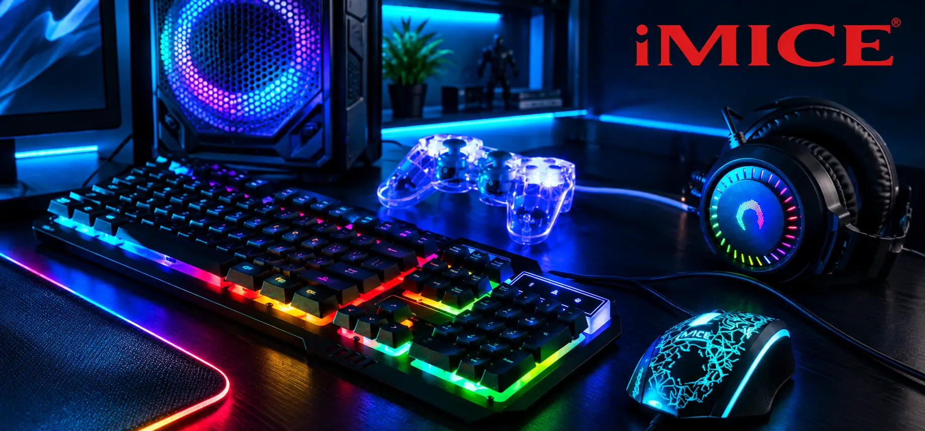 Setup gaming RGB iMICE