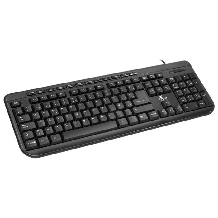 Teclado USB Spanish Black Xtk-092s Xtech