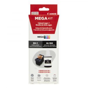 Cabezal Canon G Series Black + GI-190 Tinta