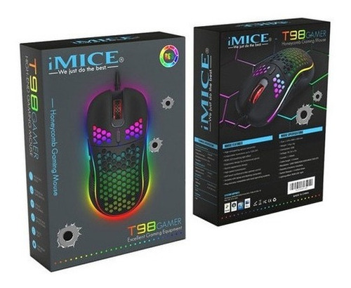 Mouse USB Gaming IMICE 7200DPI T98