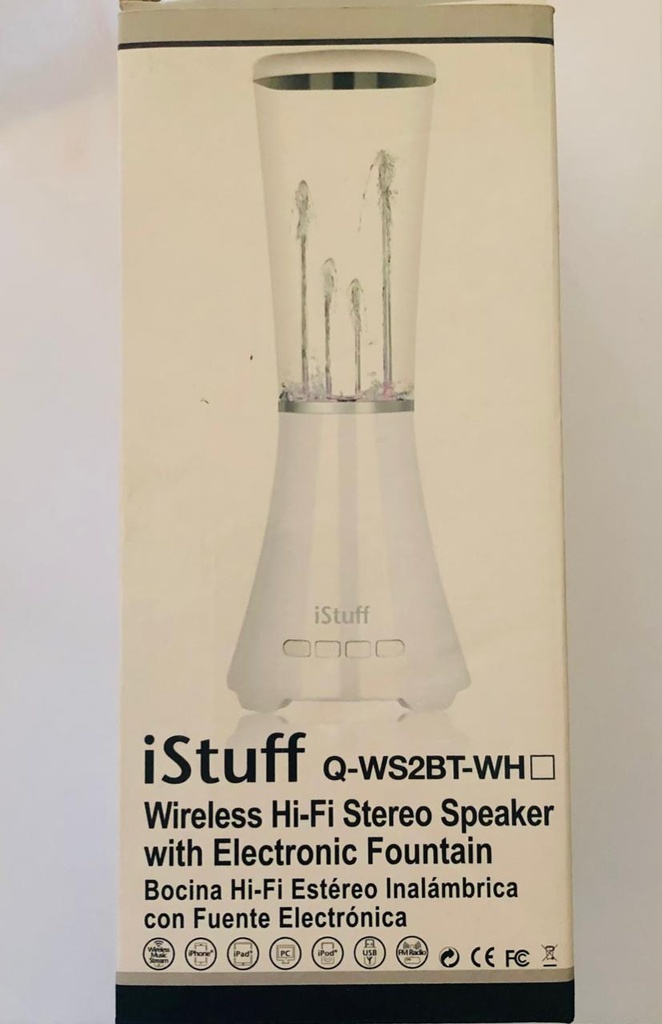 Bocina Istuff Recarg USB SD negro Fuente