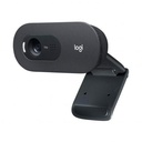 Webcam Logitech C505 HD 720p USB color negra con micrófono