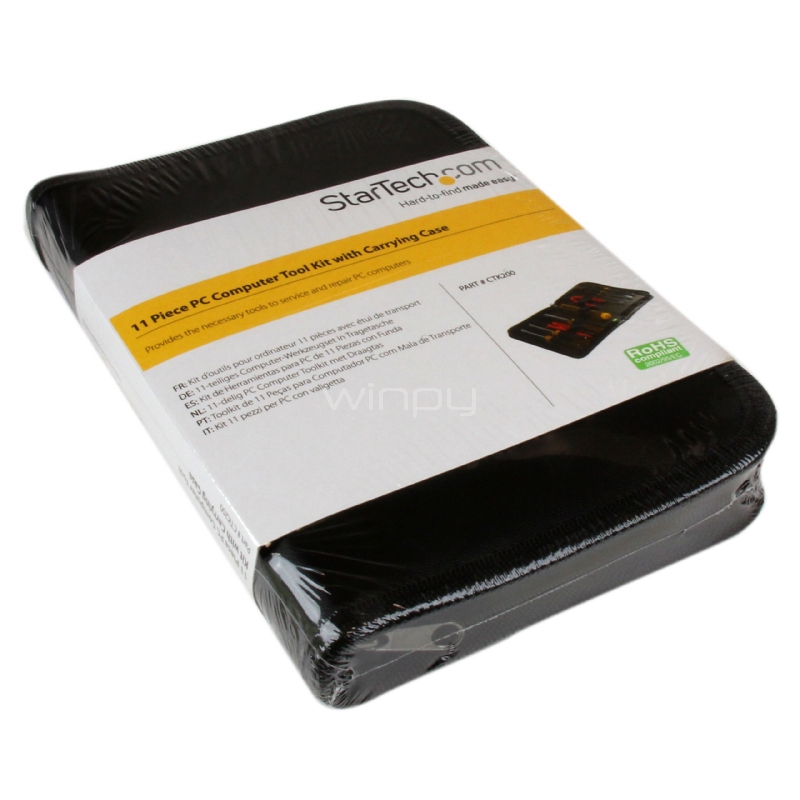 Kit de Herramientas Reparación de PC Startech 11 Piezas con Estuche