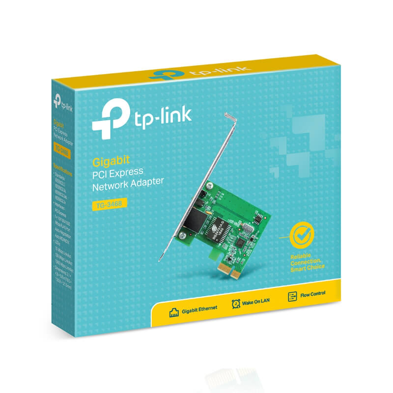Tarjeta TG-3468 de Red TP-LinkTG-3468 PCIe Gigabit RJ45