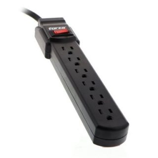 Power Strip 6 Nema Breaker PS-611UL Regleta Forza