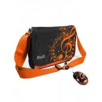 Estuche Netbook 10.1 con mouse Diseño KBU-3501O Klip Xtreme Naranja