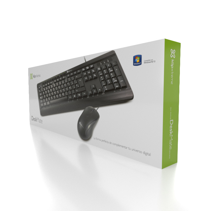 Combo Teclado Mouse KLIP KCK-251S USB