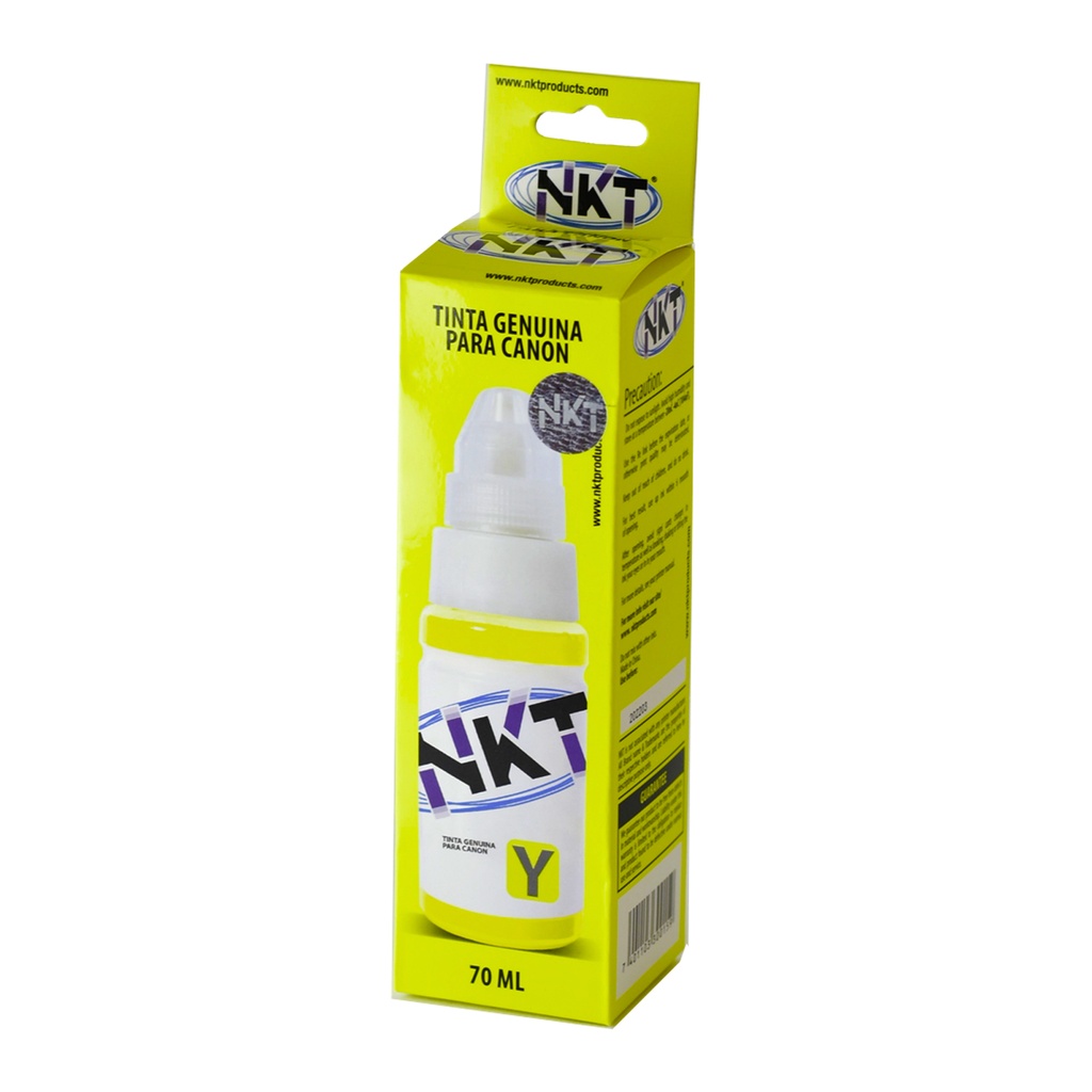 Tinta NKT DYE Yellow Canon G Series 70ml