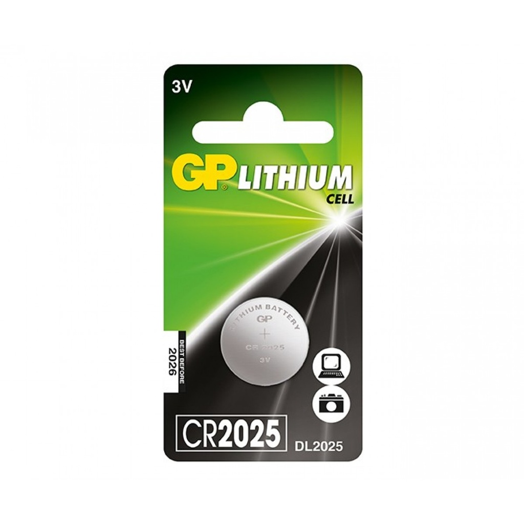 Batería GP Litio cr2025 3v 160mah GIO