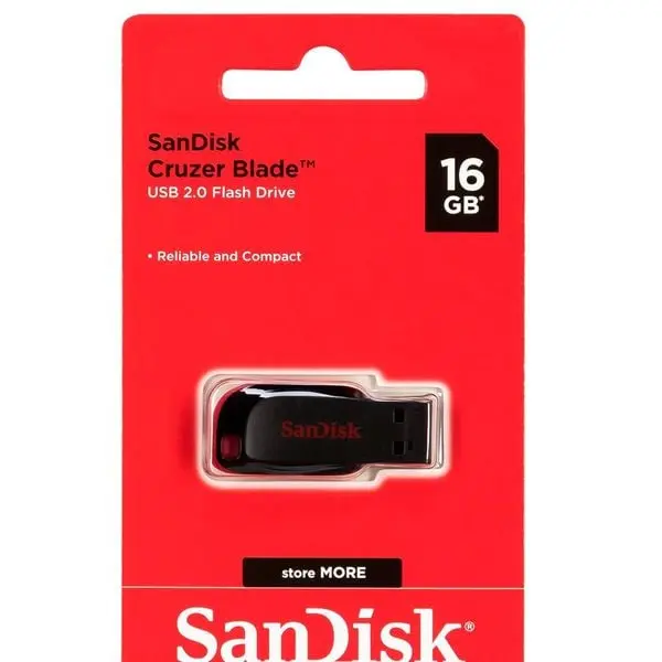 Memoria USB SanDisk 16GB CruzerBlade Z50 SDCZ50-016G-B35