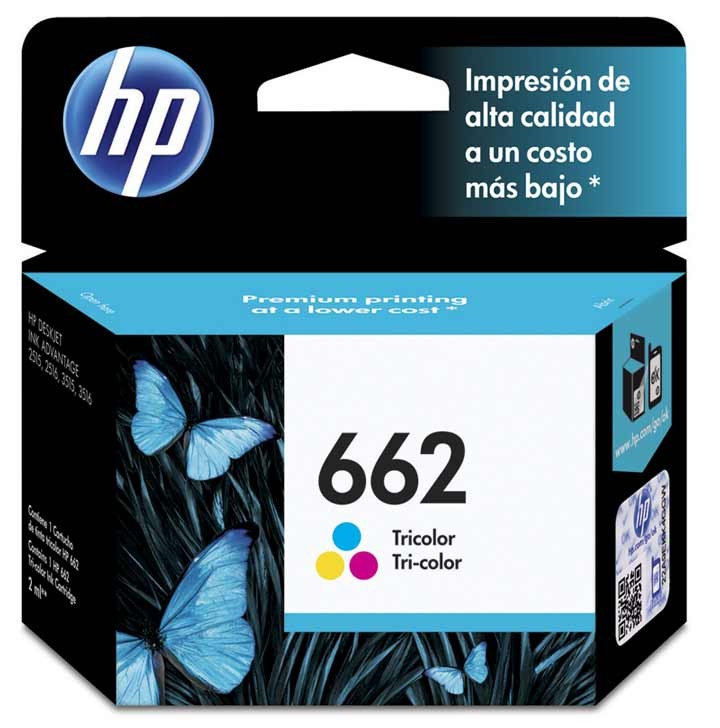 Tinta HP 662 Color