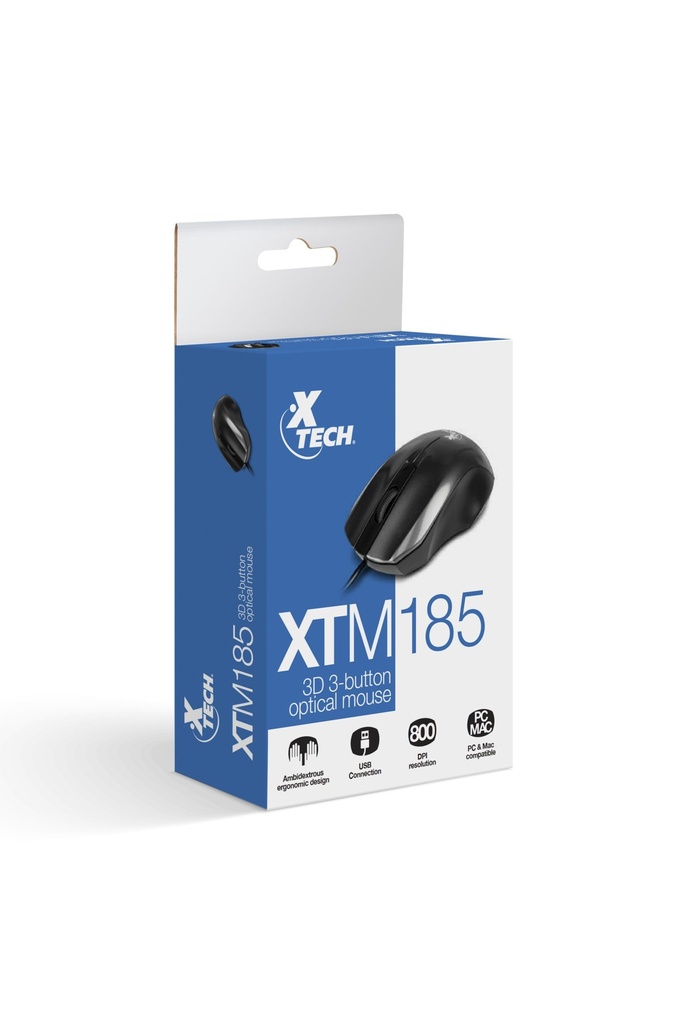 Mouse USB Óptico XTM-165