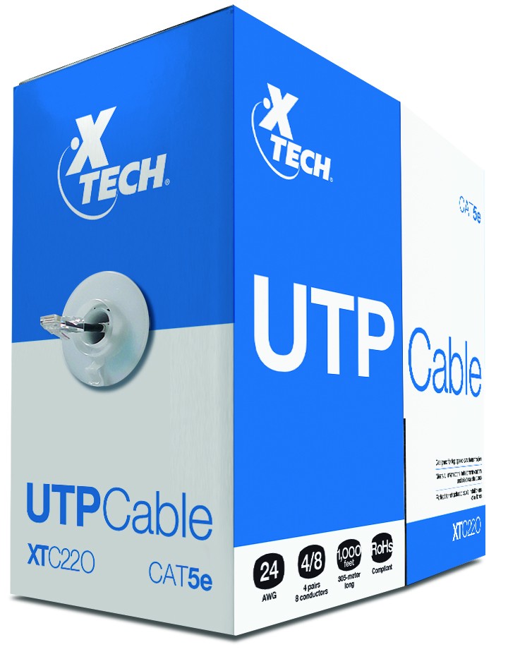 Cable UTP cat5e XTC-220 24awg Xtech Metro