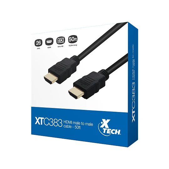 Cable HDMI 50 ft m/m Xtech XTC-383