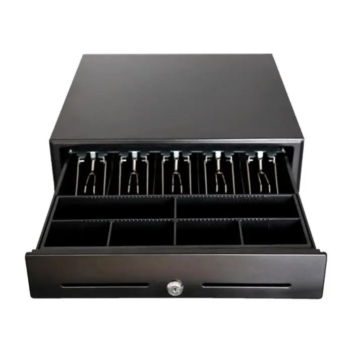 Caja Cash Drawer AON CDK-58 Black billetes y monedas