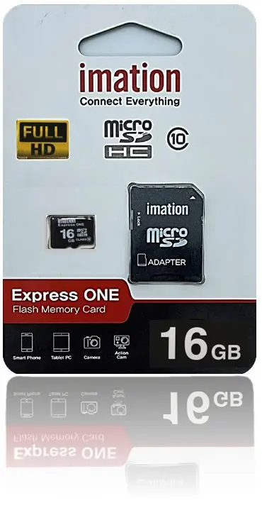 Memoria Imation Micro SD Adaptador 16GB