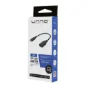Adaptador USB-C a USB Unno Tekno AD420BK Macho-Hembra Negro