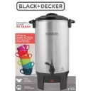 PERCOLADORA BLACK DECKER CMU4010 40 TAZAS ACERO