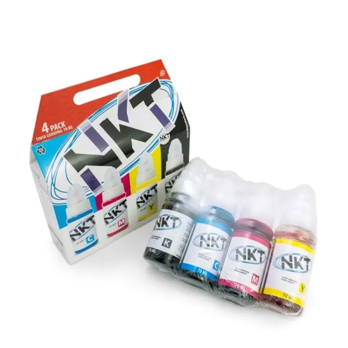 Tinta NKT Canon Serie G 4 Pack 70ml