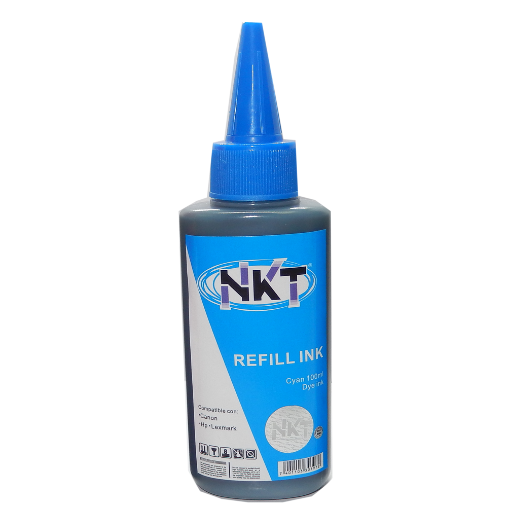 Tinta NKT 100ML  Cyan