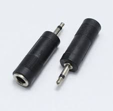 Convertidor Plug Jack 1/4 a 3.5mm Mono