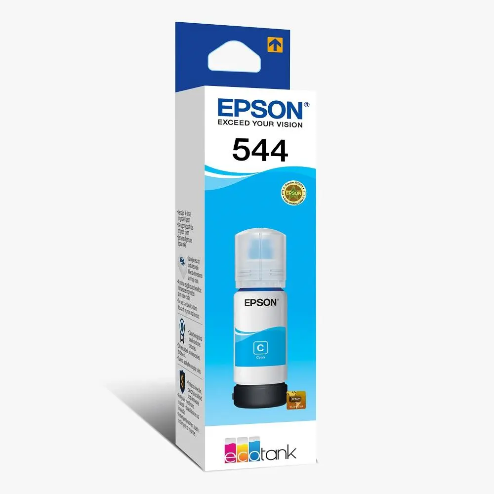 Tinta Epson T544220-AL Cyan L1110 L3110 L3150 L5190