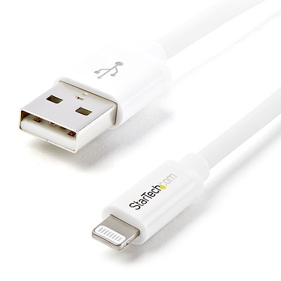 Cable USB a Lightning Cable Apple MFi Certified White 3.3 ft