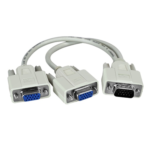 [110607] VGA Spliter Male to 2 VGA Female Xtech