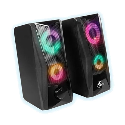 [110757] Bocina multimedia incendo 2.0 led lights xts-130 Xtech