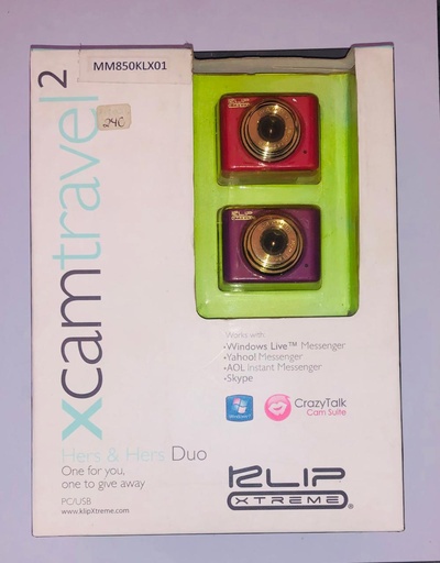 [110326] Cámara Web Xcamtravel2 300k Violet Klip