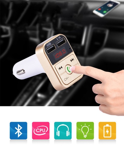 [110770] Transmisor Multifuncional Bluetooth B2 Carro