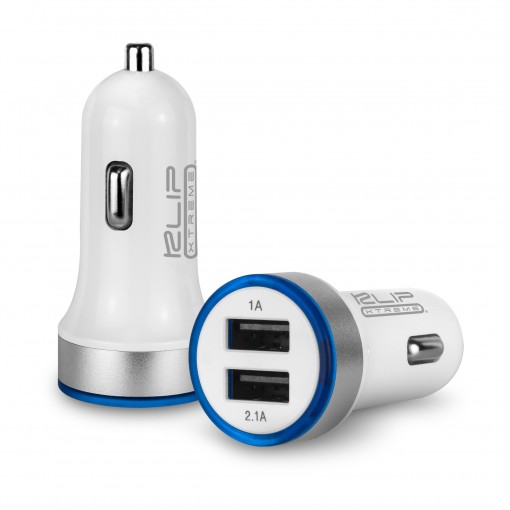 [110758] Cargador Carro Dual USB 3.1a Klip Xtreme