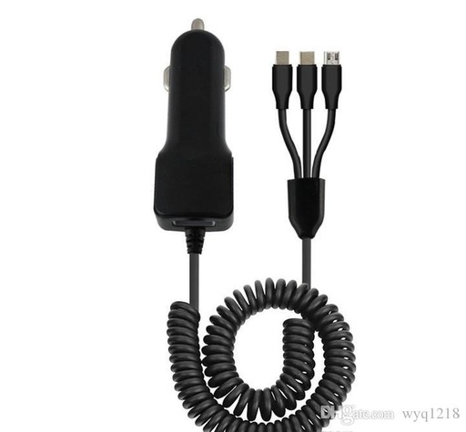 [370064] Cargador Para Carro 3 en 1 OEM