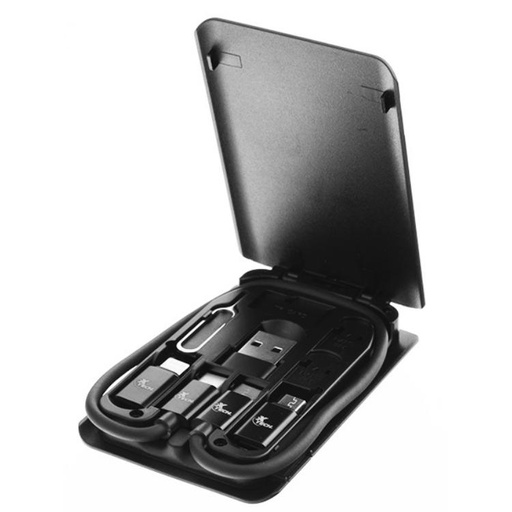 [150088] Estuche Portátil Multifuncional Con Cable Tipo C Xtech Xtc-570 - Xtech