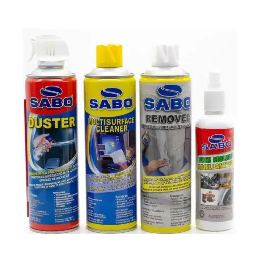 [111048] Pack Sabo Limpieza Limpia Contactos / Espuma / Aire / Limpia Pantallas Gratis