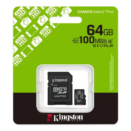 [210103] Memoria MicroSDXC 64GB Canvas Select Plus Kingston 100R A1 C10