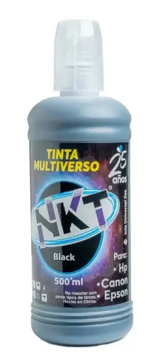 [140064] Tinta NKT 500ML Universal Color Negro