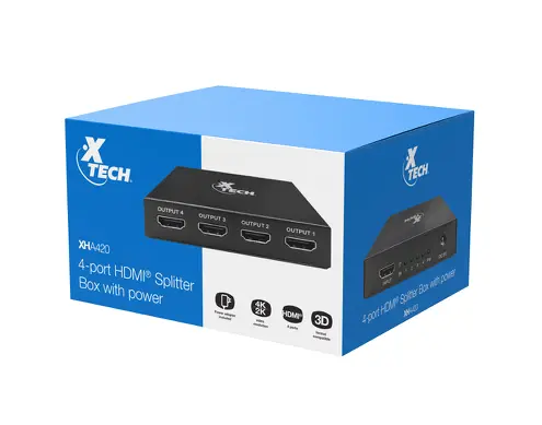 [111026] Splitter HDMI 4 puertos Power XHA-420