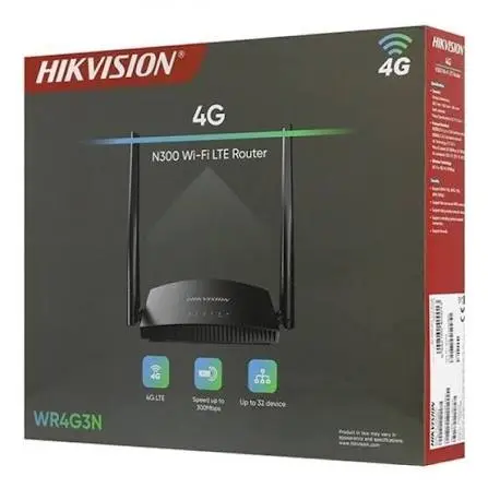 [120110] Router Wireless 4G LTE HIKVISION  DS-3WR4G3N 300Mbps